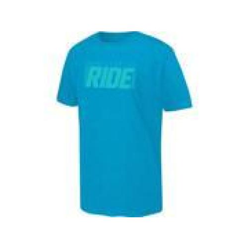Asics Men Size 2xl Blue Ride Turquise T-shirt