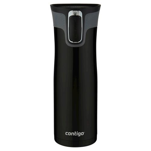 Contigo West Loop 20oz Stainless Steel Travel Mug Black: Autoseal, Vacuum-Insulated, Spillproof Coffee Cup