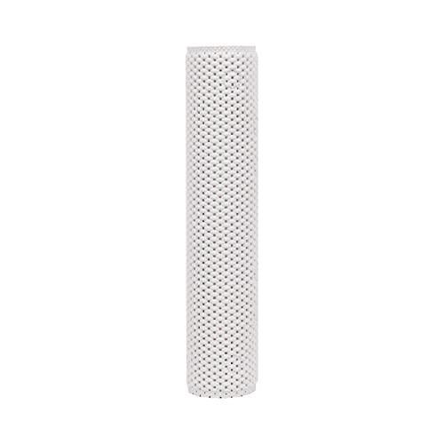 Clorox by Duck Brand Cushioned Foam Bathtub Mat  Non Slip Bath Mat with Suction for Comfort and Safety  17 X 36  White