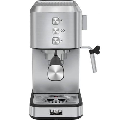 Bella PRO - Slim Espresso Machine with 20 Bars of Pressure - Stainless Steel