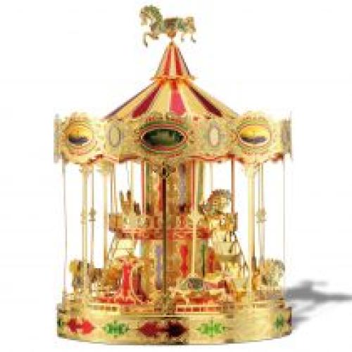 Puzzle Metalowe Model 3D - Merry Go Around Piececool