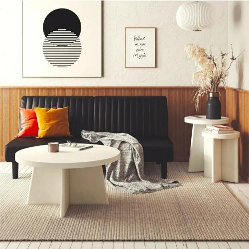 Liam Round Coffee Table  Plaster