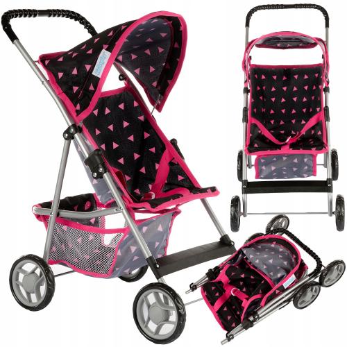 Kinderplay Wózek Dla Lalek Spacerówka Lekki
