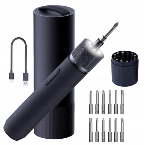 HOTO Electric 3.6V Cordless Screwdriver Set All-in-One Design S2 Steel 12 Bits