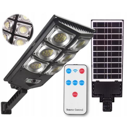 Lampa Solarna LED Czujnik Ruchu Zmierzchu 600W