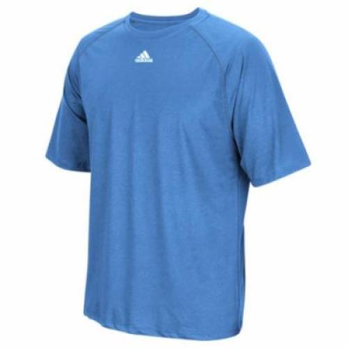 SIZE S.  Adidas Men Team Climalite SS Top Lt. Blue