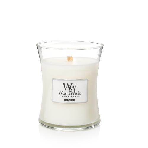 WoodWick Magnolia Medium Hourglass Jar Candle