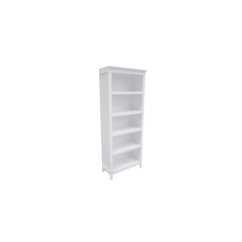 72 Carson 5 Shelf Bookcase White - Threshold™: Durable Wood, Modern Design, Open Shelves