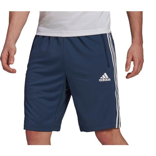 Size L adidas Men's Designed 2 Move 3-Stripe Primeblue Shorts