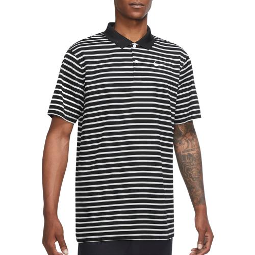 size medium. Nike Men's Dri-FIT Victory Striped Golf Polo