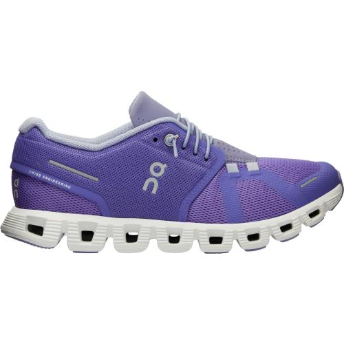 Size 9.5 color purple gray and white QC Women's Cloud 5 Shoes