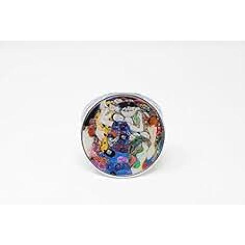 Specchio della tasca con un motivo di Gustav Klimt - La Vergine Mirror