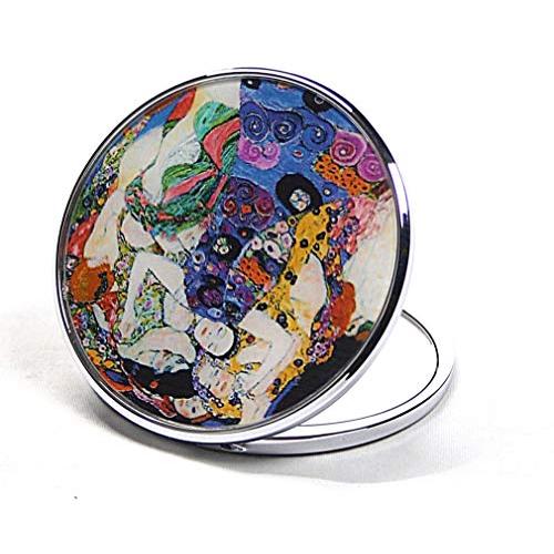 Specchio della tasca con un motivo di Gustav Klimt - La Vergine