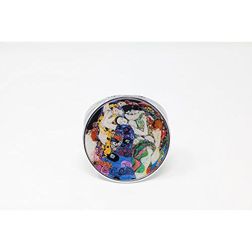 Specchio della tasca con un motivo di Gustav Klimt - La Vergine