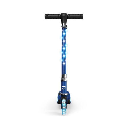 Jupiter Kick Scooter with LED Lights and Height Adjustable Handlebar, Blue