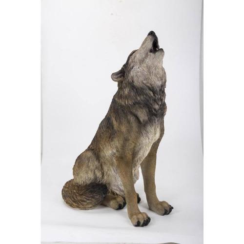 Large Wolf Garden Statue (broken legs; see the pictures)