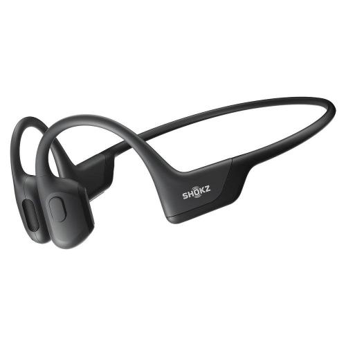 OpenRun Pro Premium Bone-Conduction Open-Ear Sport Headphones with Microphones in Black