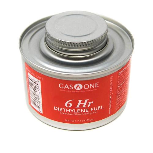 GASONE CFD-6 Gas One 6 Hr Cooking Wick Liquid Safe Fuel for Chafing Dish 6 pack