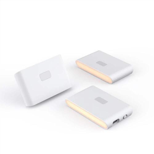 Pack of 3 Battery Motion Activated Soft White Night Light (3-Pack)