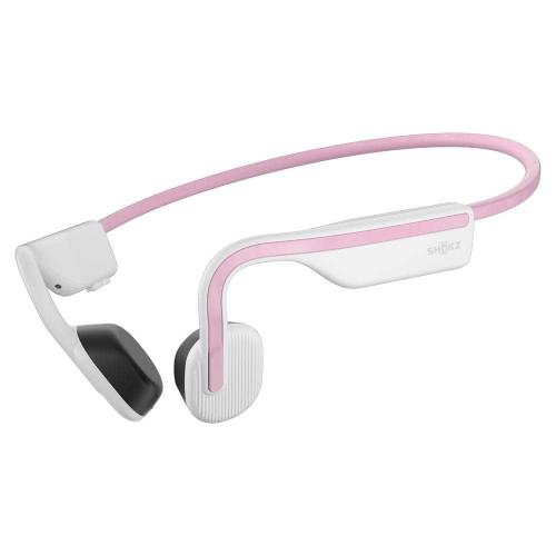 OpenMove Bone-Conduction Open-Ear Lifestyle Headphones with Microphones in Pink