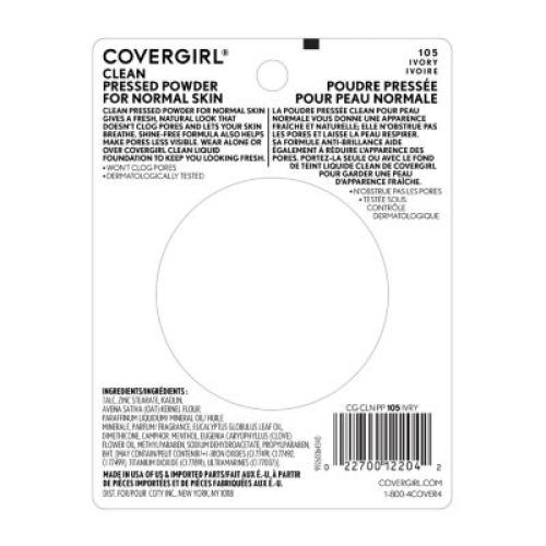 105 Ivory Covergirl Clean Pressed Powder