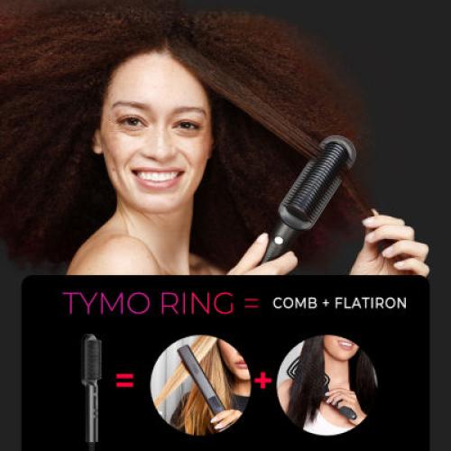 TYMO Ring 3d Teeth Fast Heat Up Hair Straightening Comb