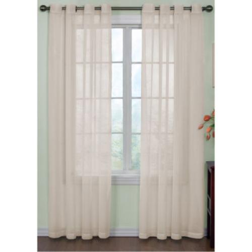Color White Arm And Hammer™ Curtain Fresh™ Odor-Neutralizing Sheer Grommet Top Single Curtain Panel
