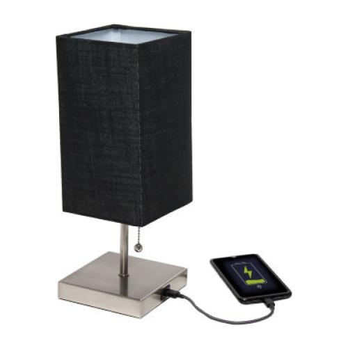 All the Rages Usb WHITE Petite Stick 2-pc. Lamp Set