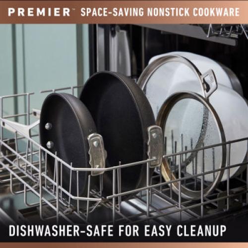 Calphalon Premier 10-pc. Space-Saving Hard-Anodized Nonstick Cookware Set