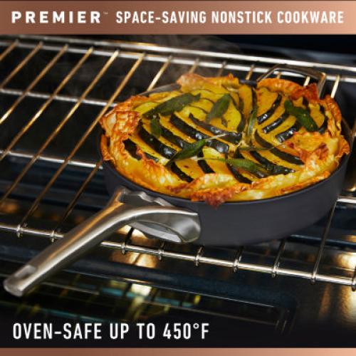 Calphalon Premier 10-pc. Space-Saving Hard-Anodized Nonstick Cookware Set