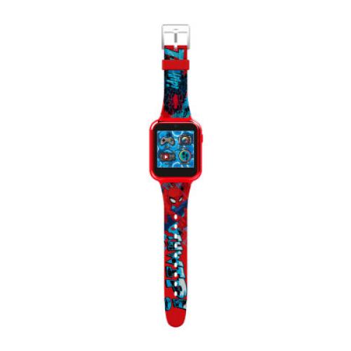 Marvel Spiderman Boys Red Smart Watch Spd4588jc