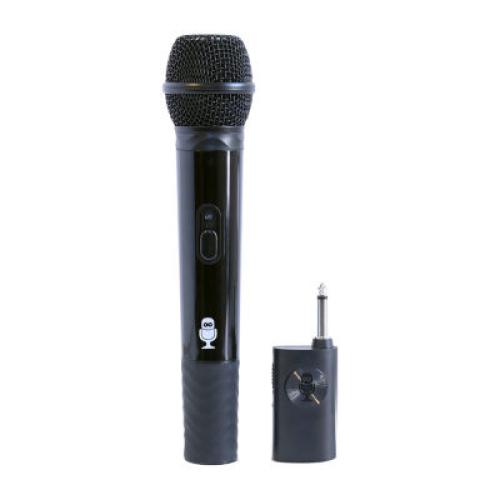 Color Black SINGING MACHINE WIRELESS UNIDIRECTIONAL DYNAMIC MICROPHONE