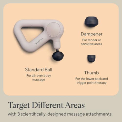 Theragun Sense (1st Generation) - Massage Gun With Built-In Visual Routines To Relieve Aches And Pains -tan ‼️ missing: carry bag & charger cord‼️