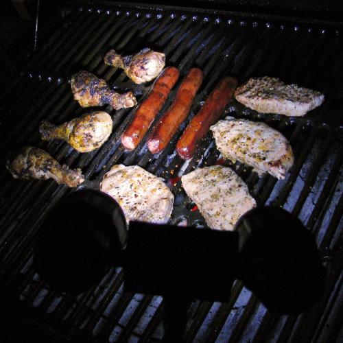 Black Chef Buddy Adjustable LED Grill Light