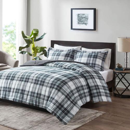 Madison Park Essentials Parkston Reversible Down-Alternative Comforter Set