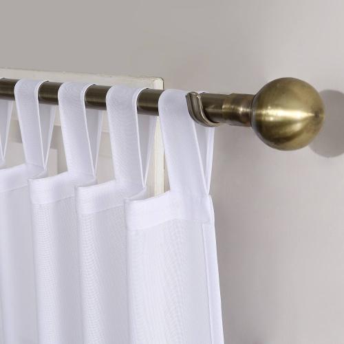 No. 918 1-Panel Jacob Tab Top Window Curtain Gray