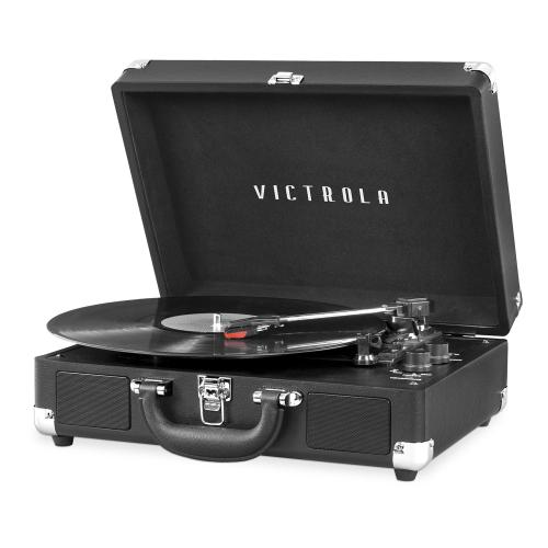 Victrola Journey Bluetooth Suitcase Record Player with 3-speed Turntable