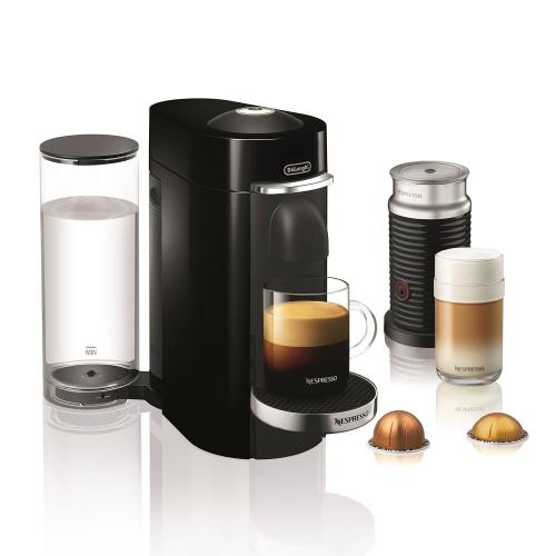 Nespresso Vertuo Plus Deluxe Coffee & Espresso Machine with Aeroccino Milk Frother by Delonghi
