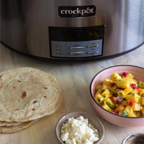 Crockpot 8-qt. Black Stainless Digital Slow Cooker