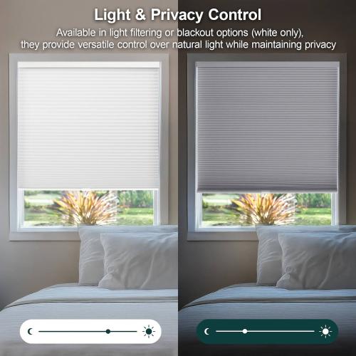 Chicology Cordless Blackout Honeycomb Cellular Shades
