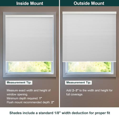 Chicology Cordless Blackout Honeycomb Cellular Shades