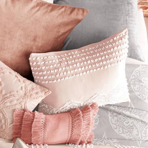 King Size Peri Cut Geo Comforter Set
