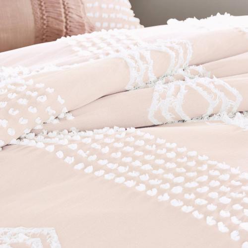 King Size Peri Cut Geo Comforter Set