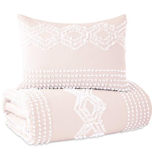 King Size Peri Cut Geo Comforter Set