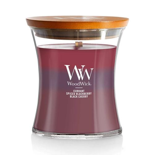 WoodWick Sun-Ripened Berries Trilogy Medium Hourglass Candle