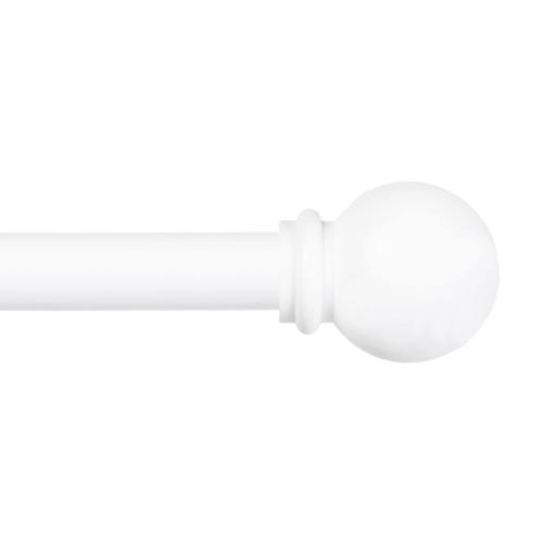 Kenney 5/8” Diameter Chelsea Standard Decorative Adjustable Curtain Rod Set of 2