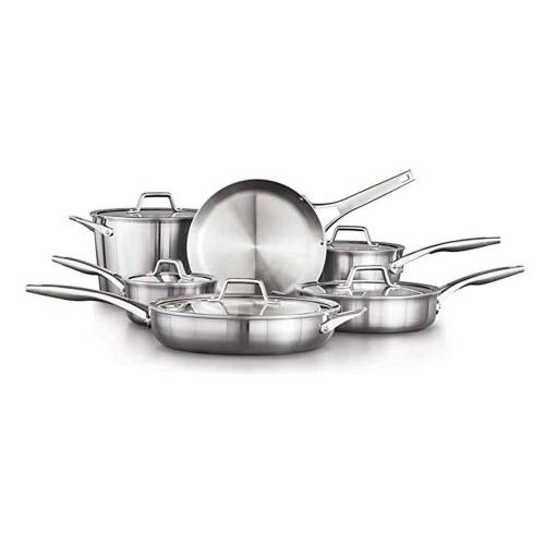 Calphalon Premier 11-pc. Stainless Steel Cookware Set