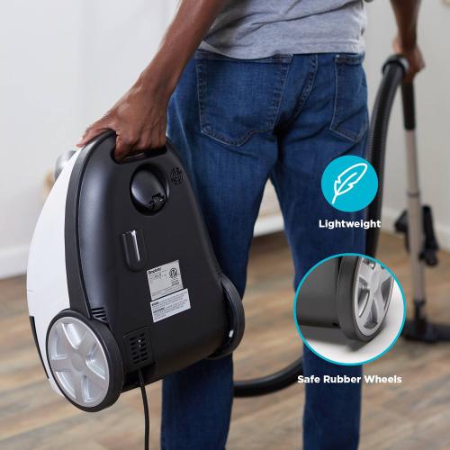 Simplicity Vacuums Jill Canister Vacuum for Hard Floors & Rugs