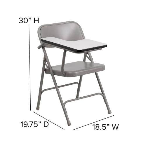 Flash Furniture Right Handed Desk Folding Chair