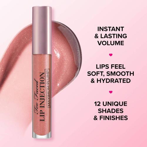 Creamsicle Tickle Too Faced Lip Injection Maximum Plump Extra Strength Hydrating Lip Plumper